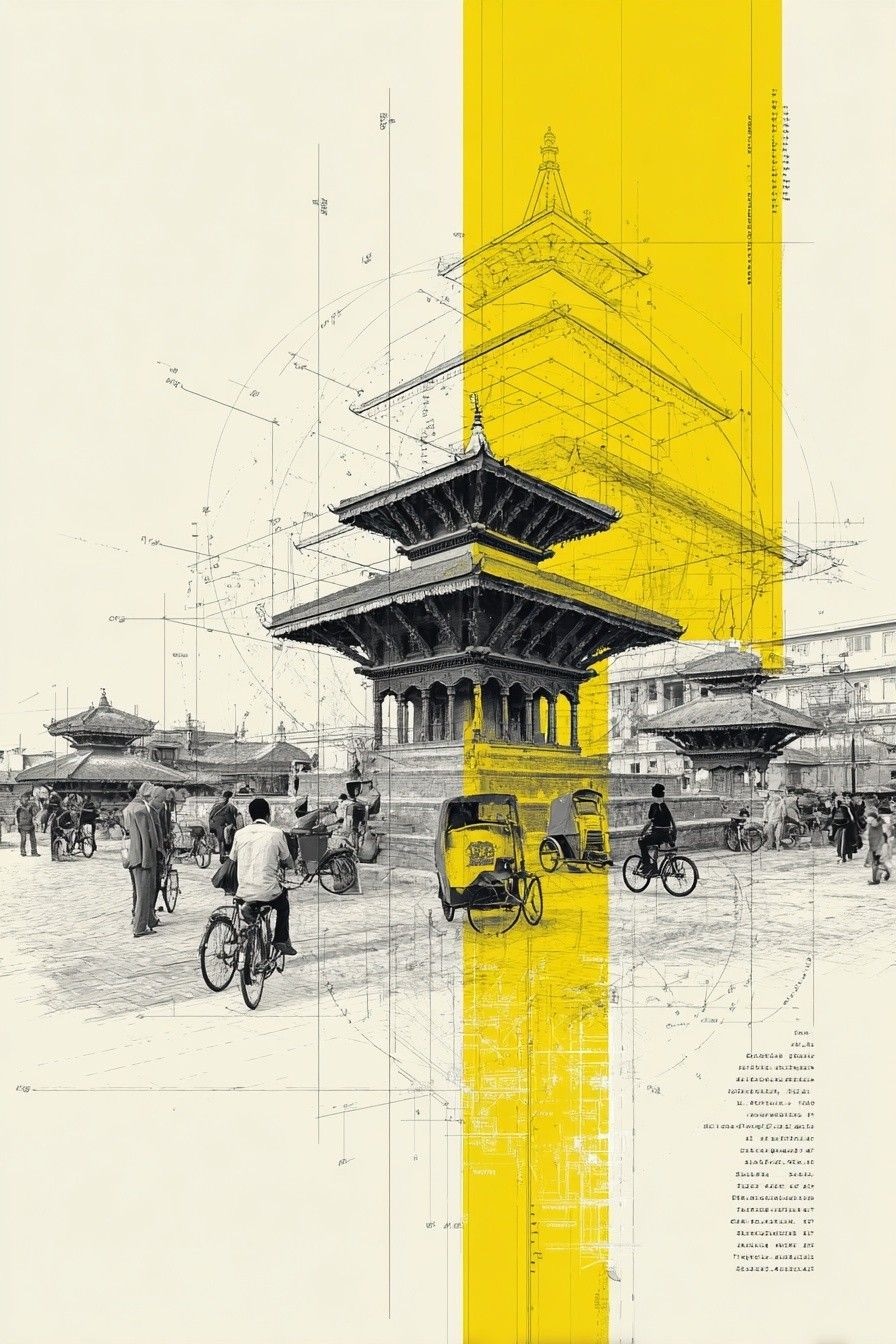 architecture collage